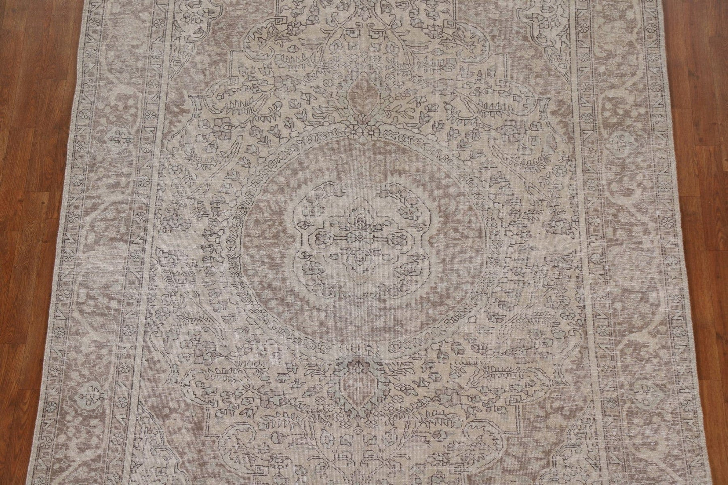 Distressed Tabriz Persian Area Rug 7x9