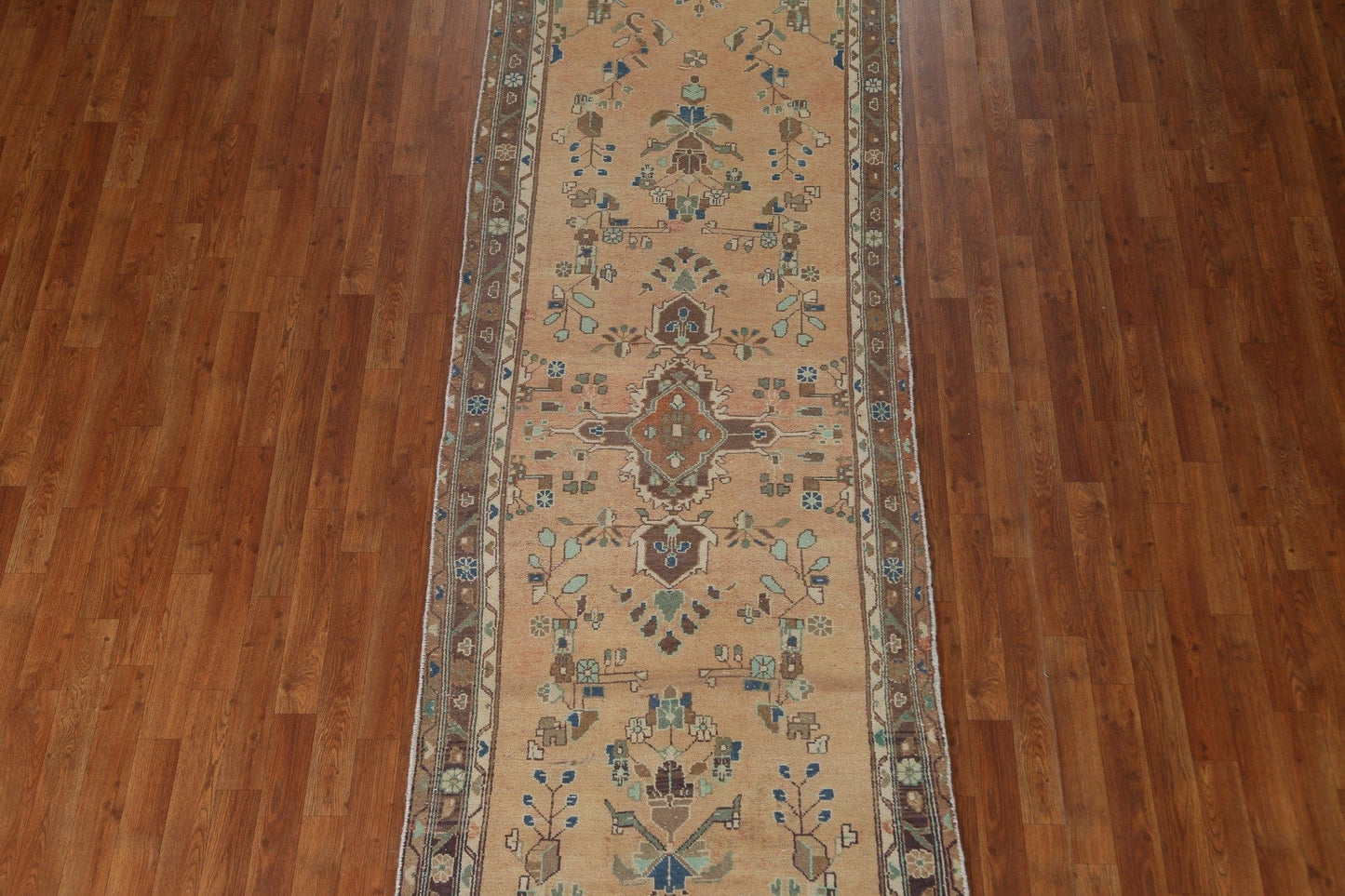 Vintage Hamedan Persian Runner Rug 3x10