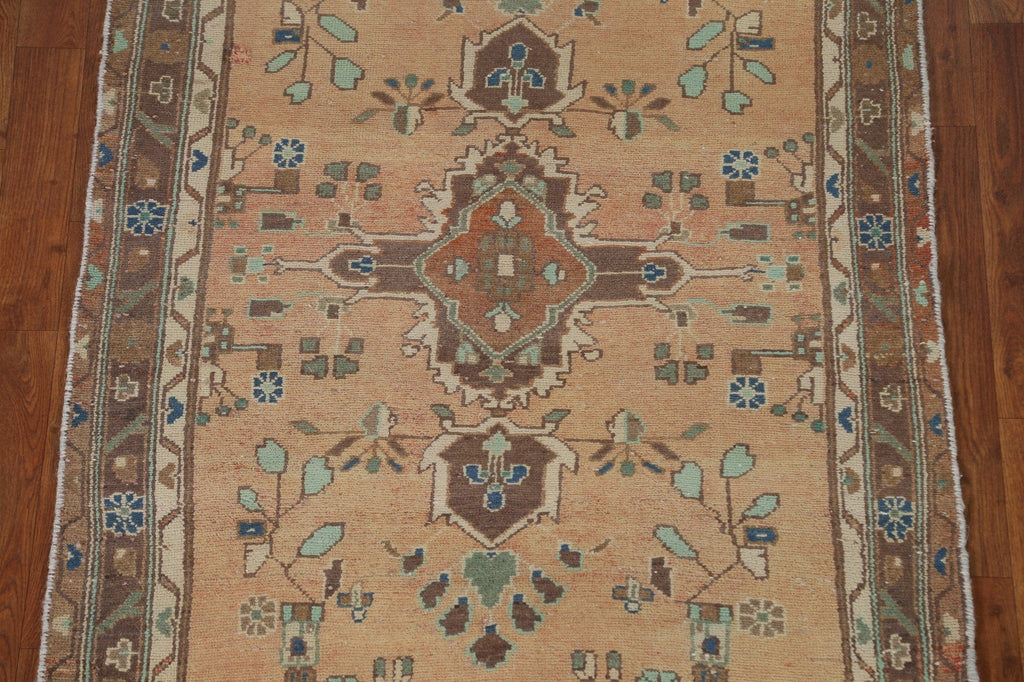 Vintage Hamedan Persian Runner Rug 3x10