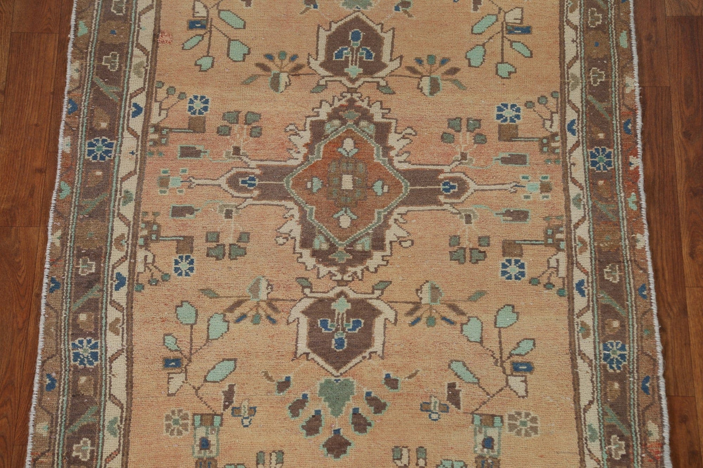 Vintage Hamedan Persian Runner Rug 3x10