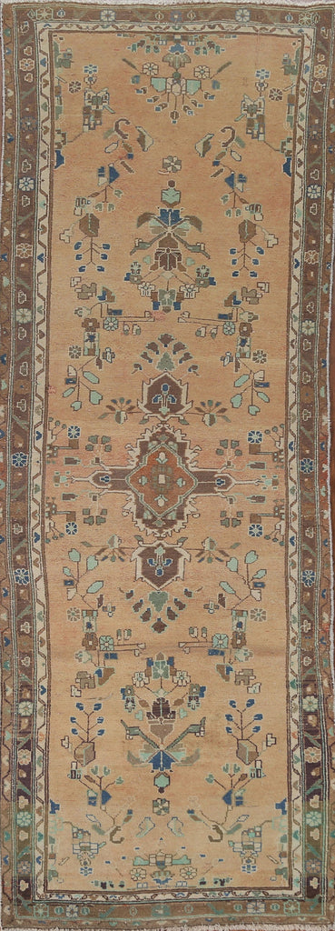 Vintage Hamedan Persian Runner Rug 3x10