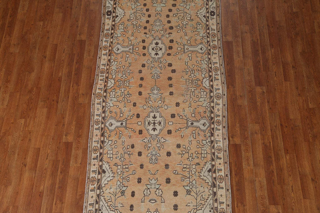 Vintage Hamedan Persian Runner Rug 4x9