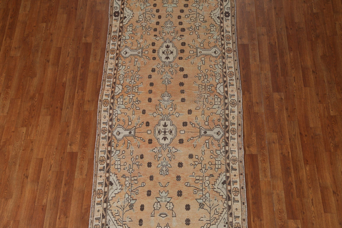 Vintage Hamedan Persian Runner Rug 4x9