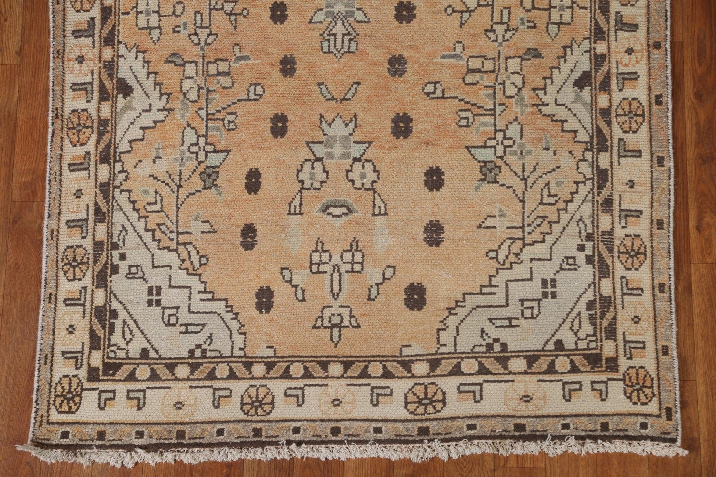 Vintage Hamedan Persian Runner Rug 4x9