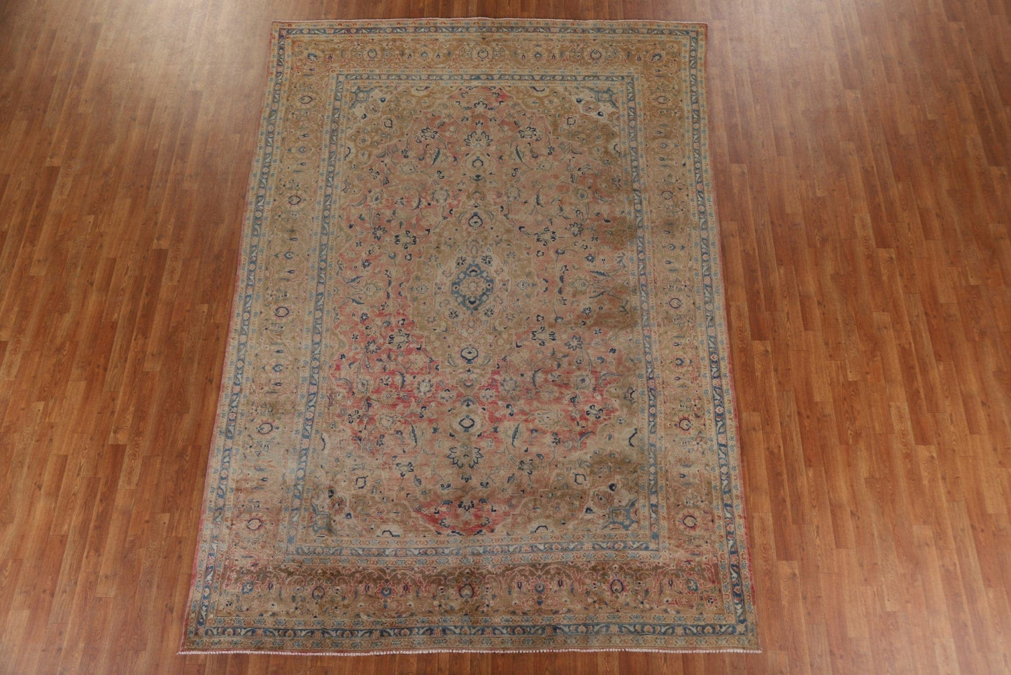 Traditional Mashad Persian Area Rug 8x11