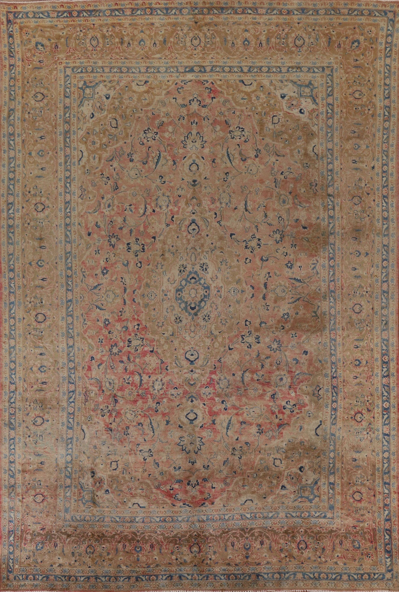 Traditional Mashad Persian Area Rug 8x11