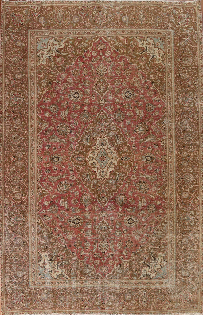 Floral Kashan Persian Area Rug 8x10