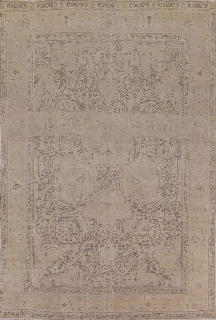 Distressed Tabriz Persian Area Rug 8x12