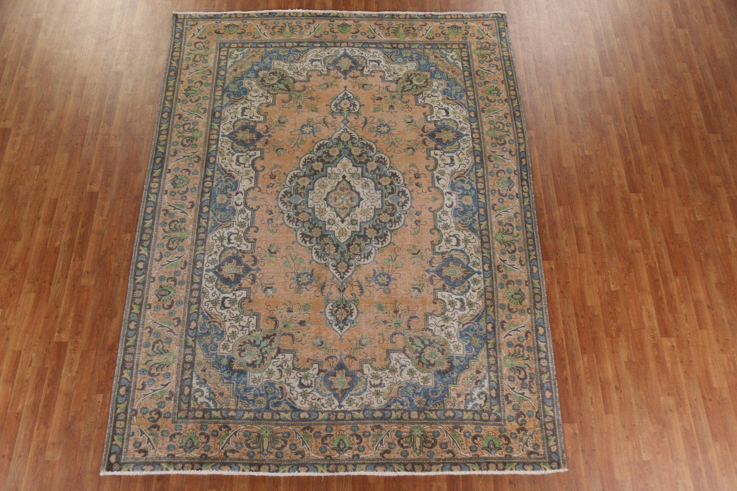 Vintage Tabriz Persian Area Rug 8x11