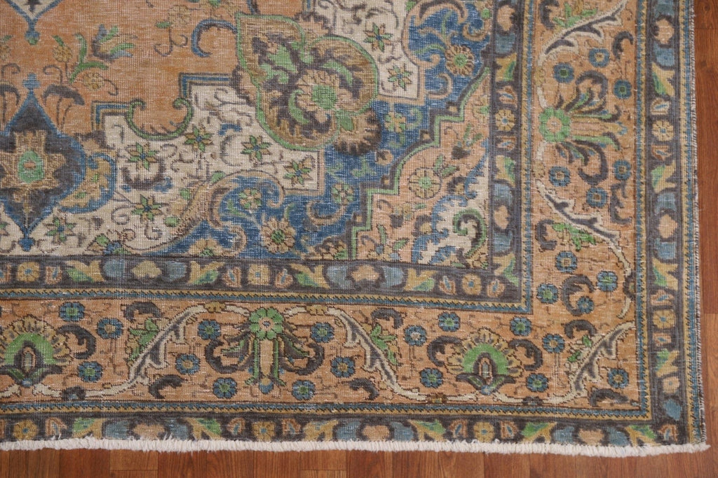 Vintage Tabriz Persian Area Rug 8x11