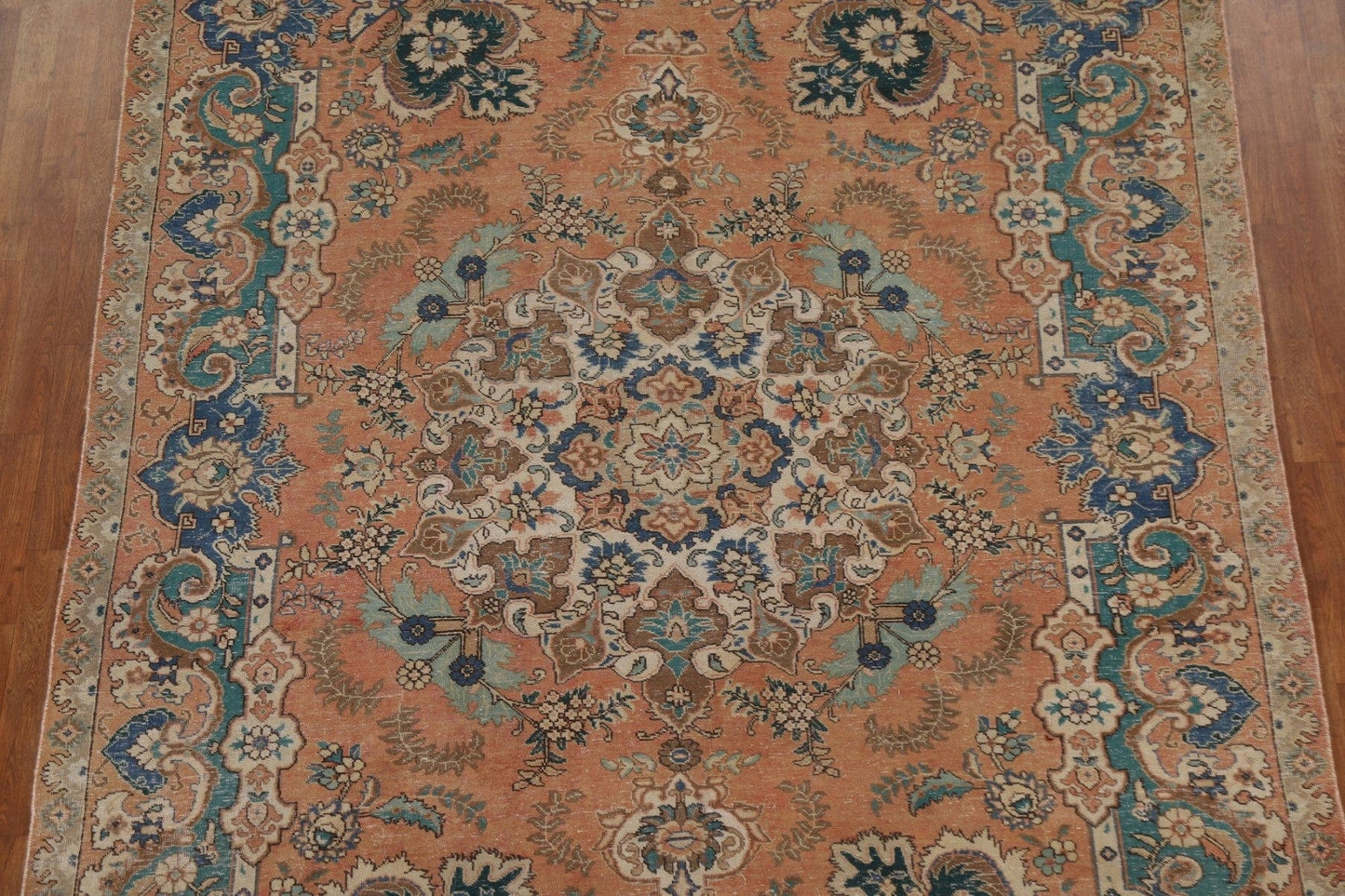 Vintage Tabriz Persian Area Rug 8x11