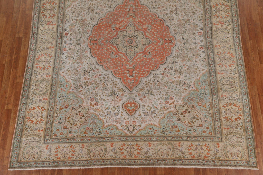 Vintage Tabatabaei Persian Area Rug 9x12