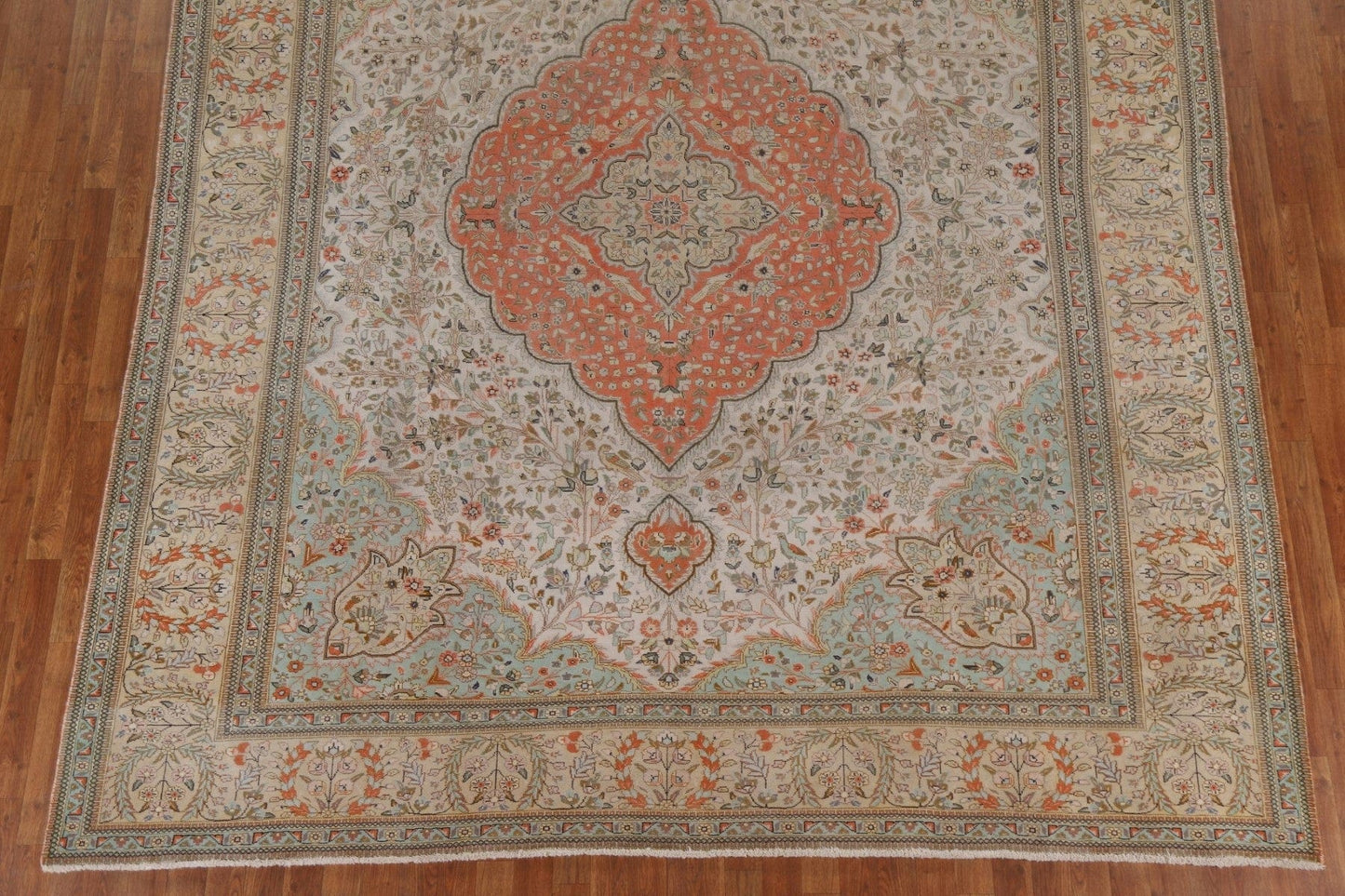 Vintage Tabatabaei Persian Area Rug 9x12