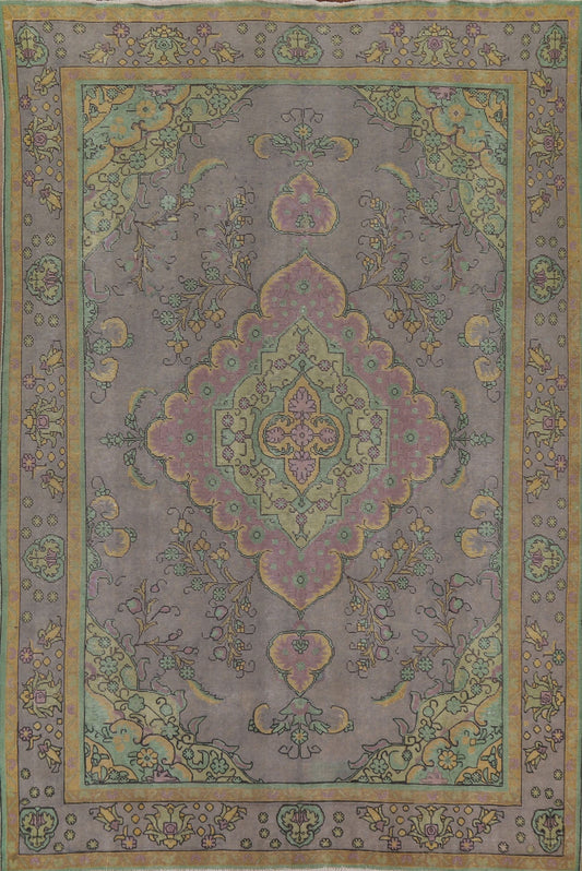 Handmade Wool Tabriz Persian Area Rug 8x11