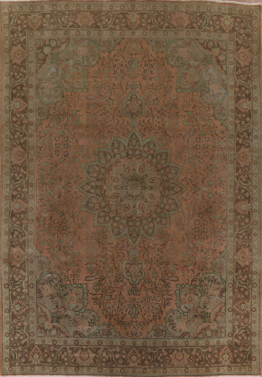 Vintage Tabriz Persian Area Rug 10x13