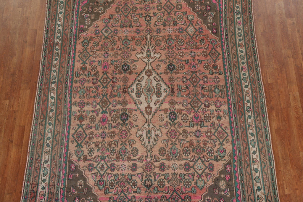 Geometric Hamedan Persian Area Rug 7x10