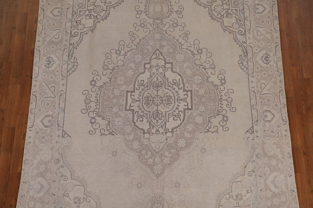 Distressed Tabriz Persian Area Rug 6x10