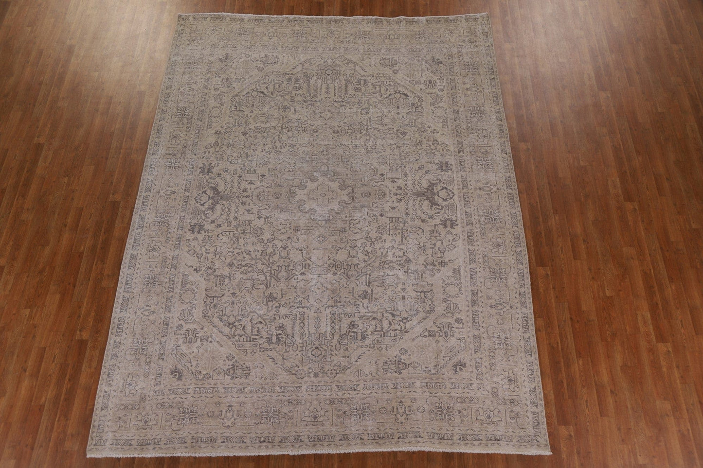 Distressed Tabriz Persian Area Rug 9x11