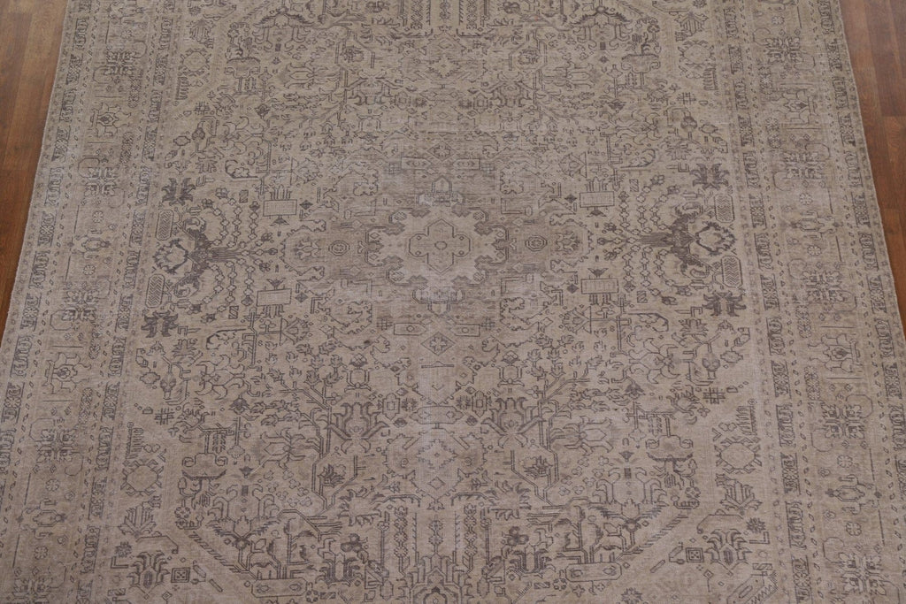 Distressed Tabriz Persian Area Rug 9x11