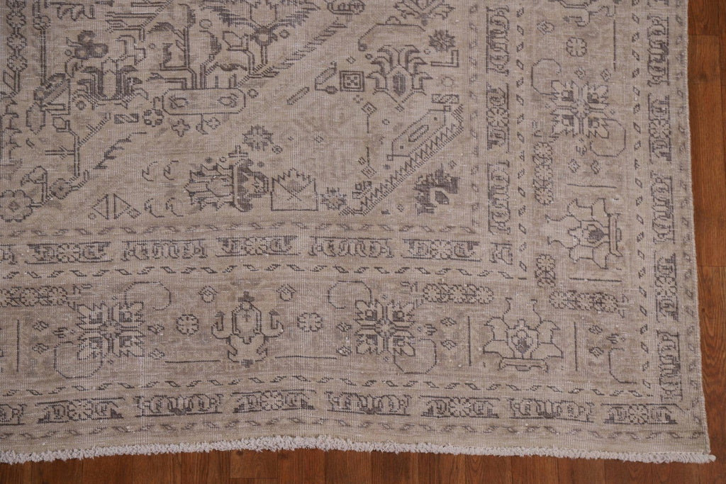 Distressed Tabriz Persian Area Rug 9x11