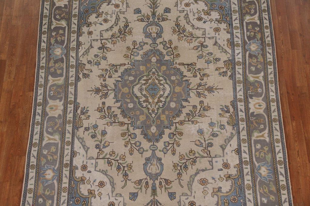 Geometric Tabriz Persian Area Rug 6x10