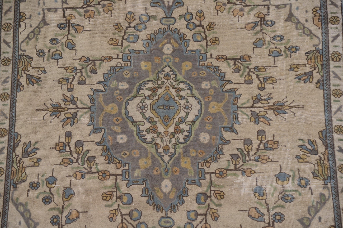 Geometric Tabriz Persian Area Rug 6x10