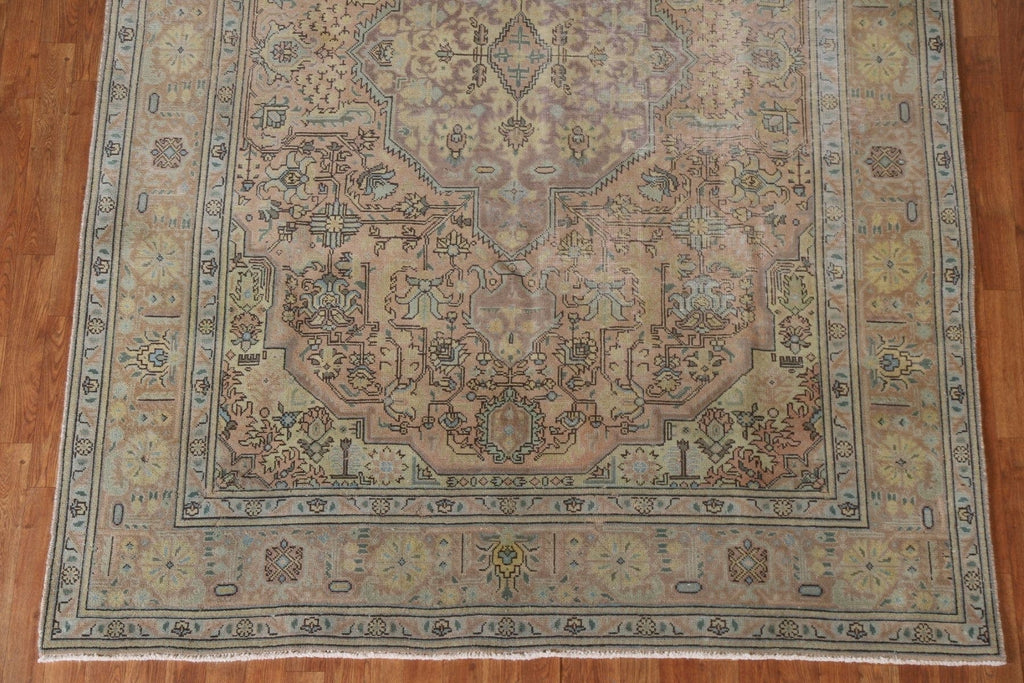 Geometric Tabriz Persian Area Rug 7x10