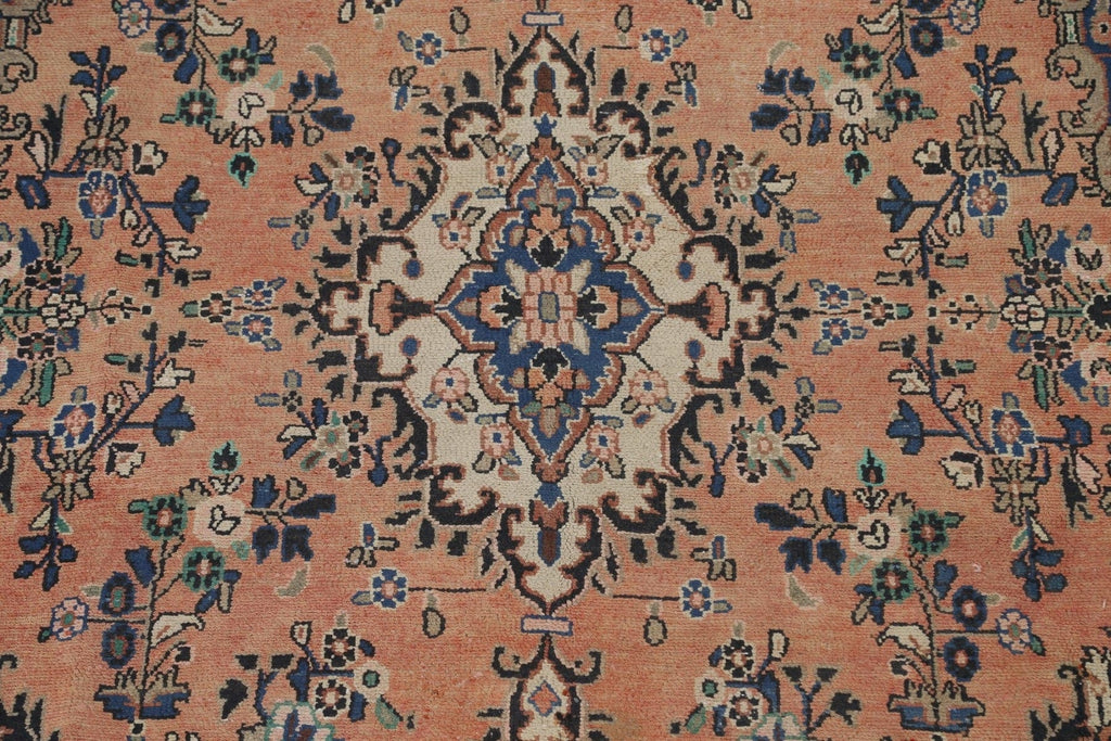 Vintage Wool Hamedan Persian Area Rug 8x11