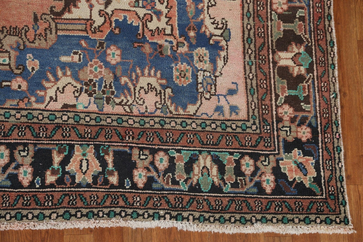 Vintage Wool Hamedan Persian Area Rug 8x11