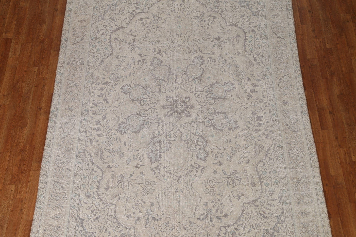 Muted Vintage Tabriz Persian Area Rug 6x10