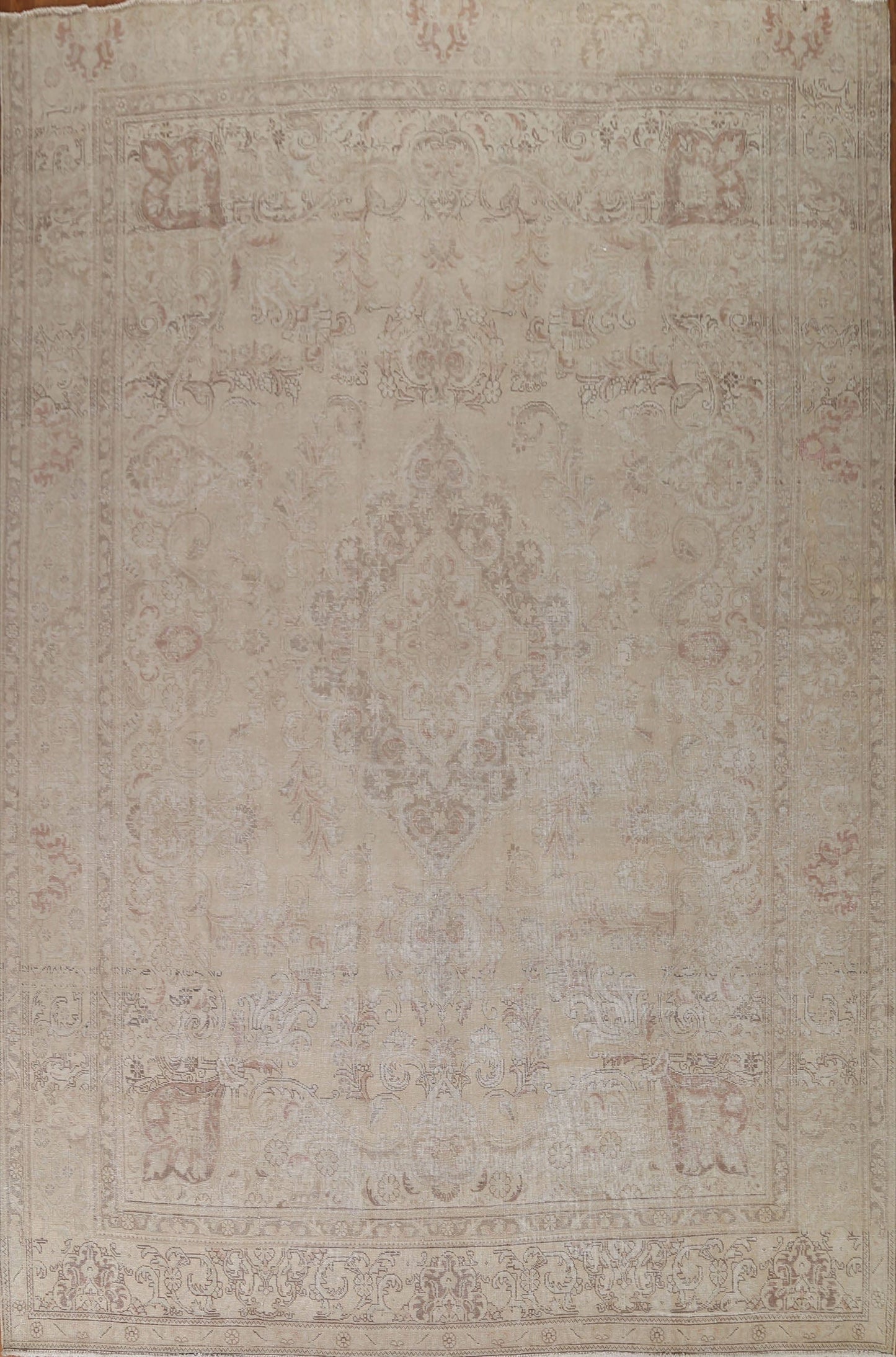 Distressed Tabriz Persian Area Rug 10x13