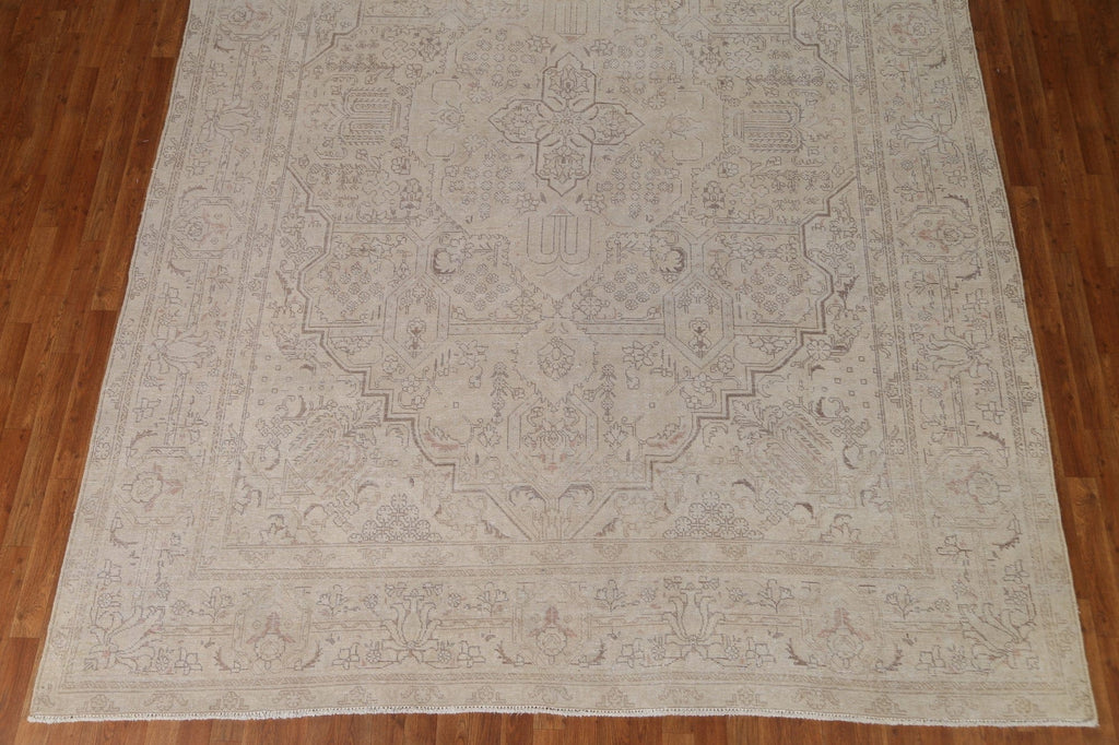 Distressed Tabriz Persian Area Rug 9x13