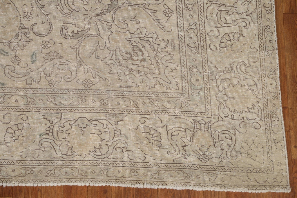 Distressed Tabriz Persian Area Rug 8x11