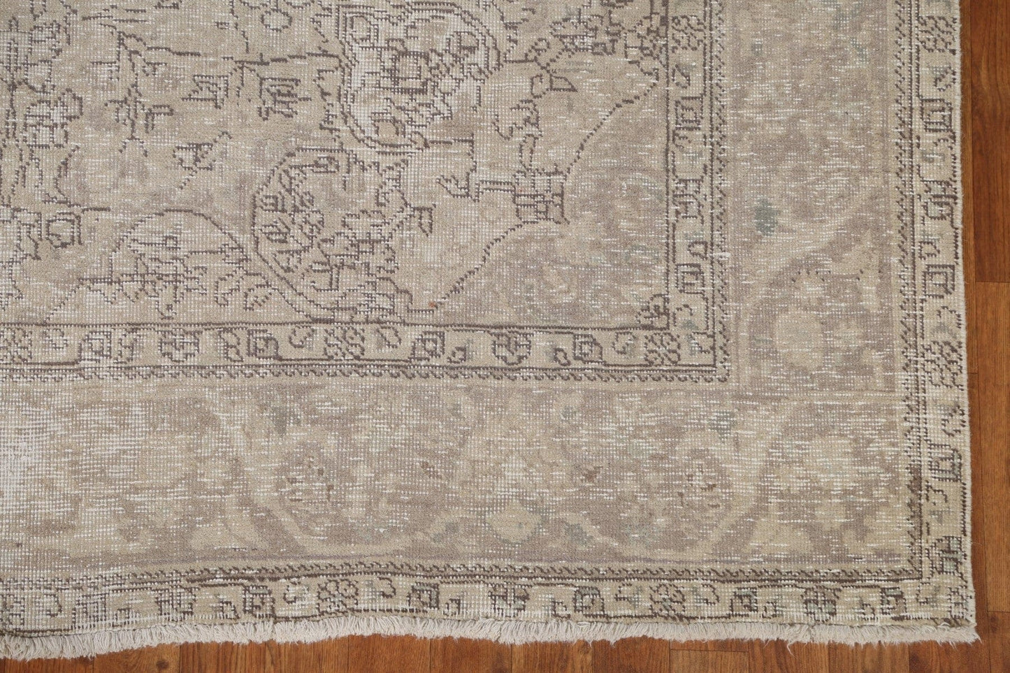 Distressed Tabriz Persian Area Rug 7x9