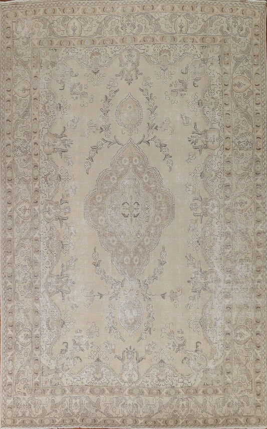 Distressed Tabriz Persian Area Rug 8x12