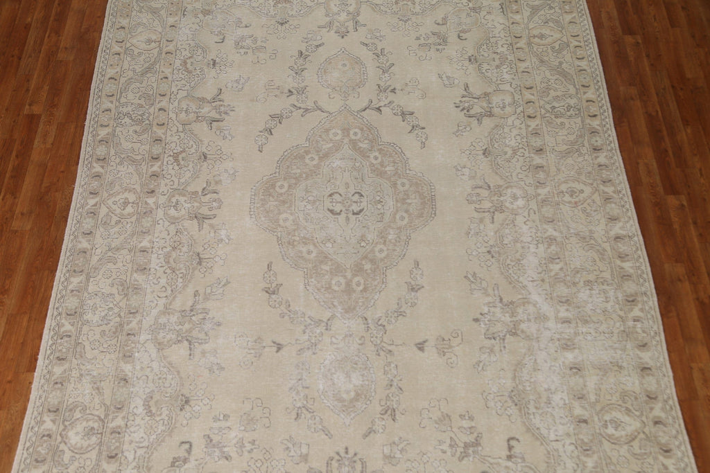 Distressed Tabriz Persian Area Rug 8x12