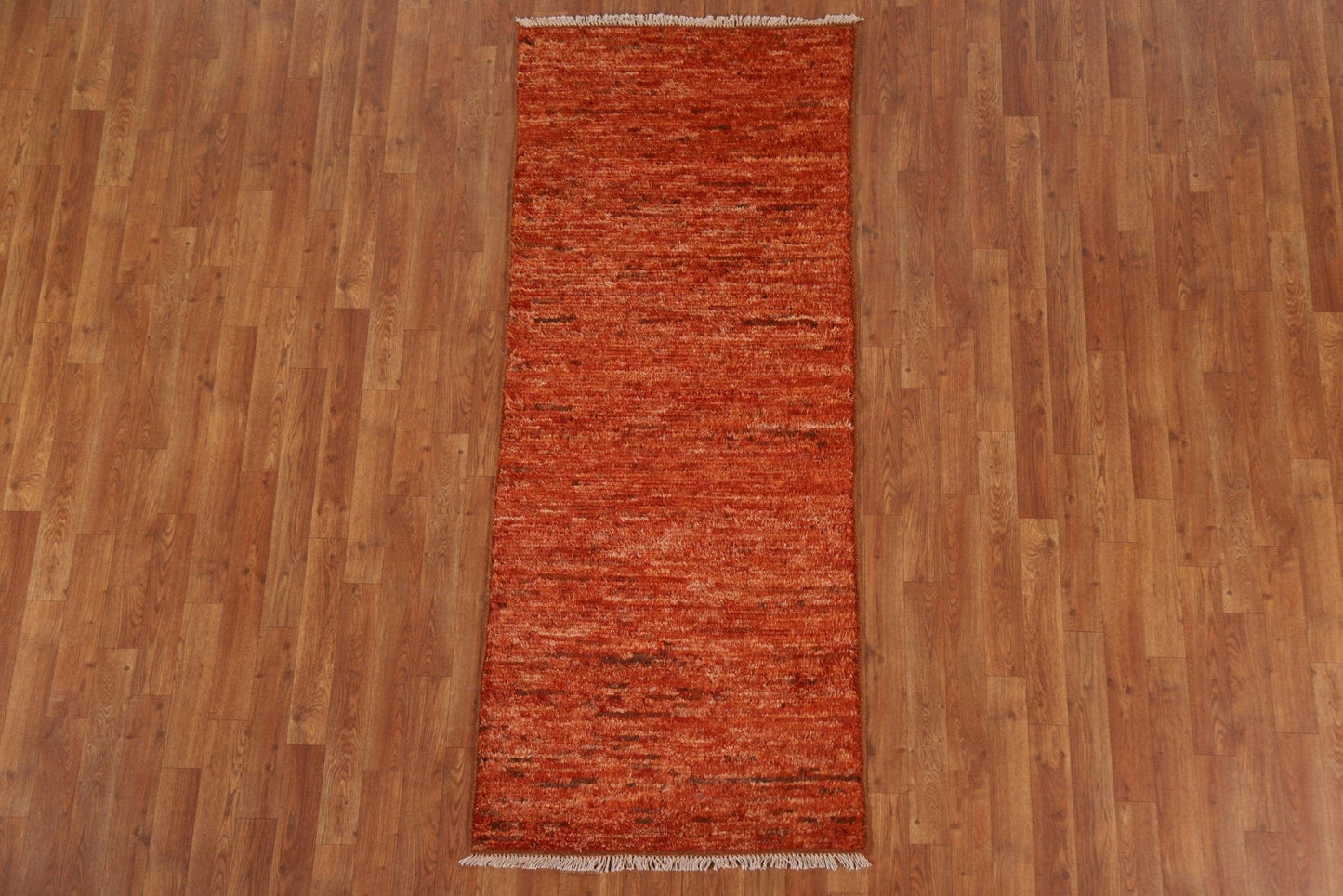 Modern Moroccan Runner Rug 3x7