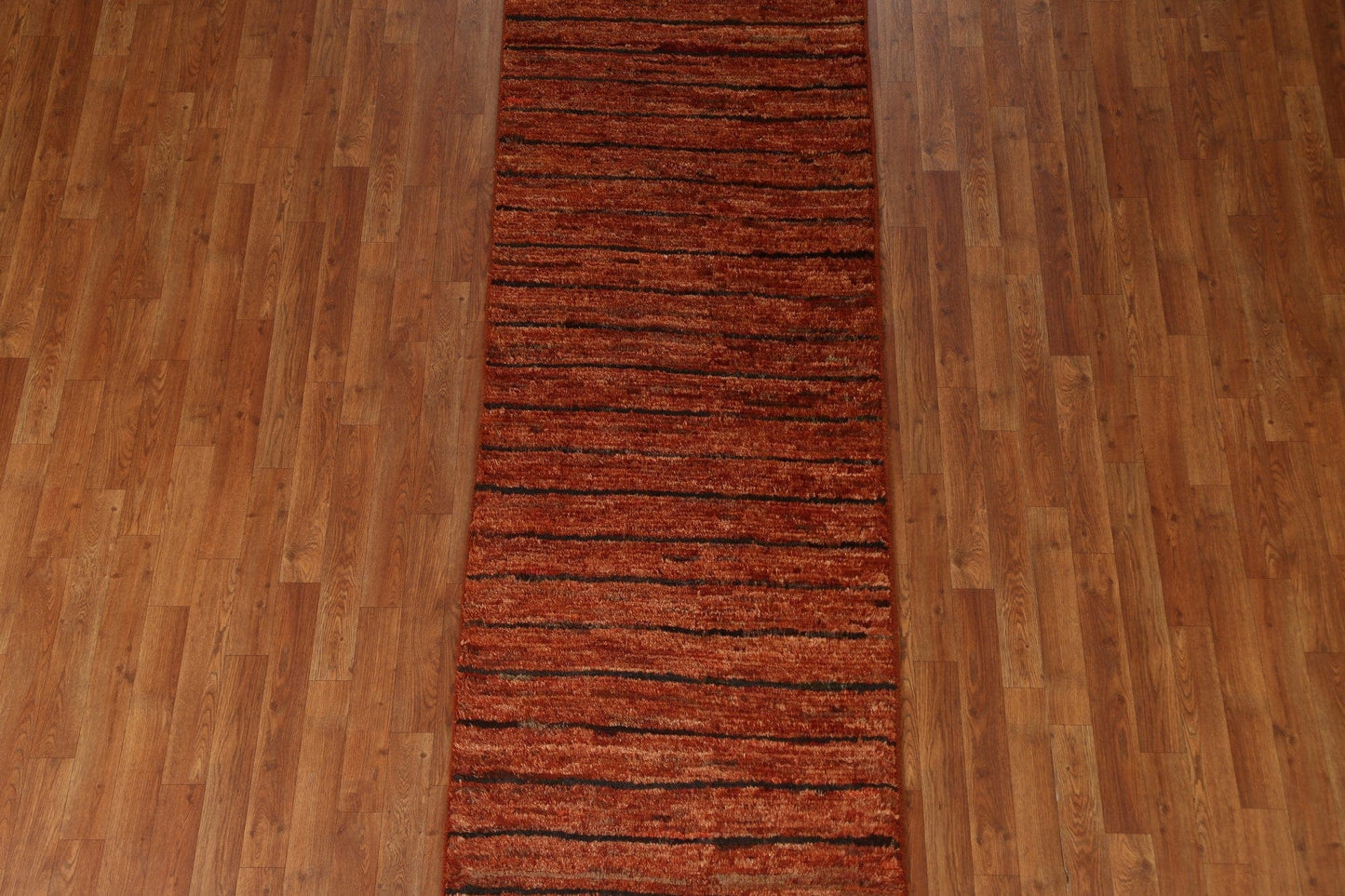 Orange Moroccan Runner Rug 3x10