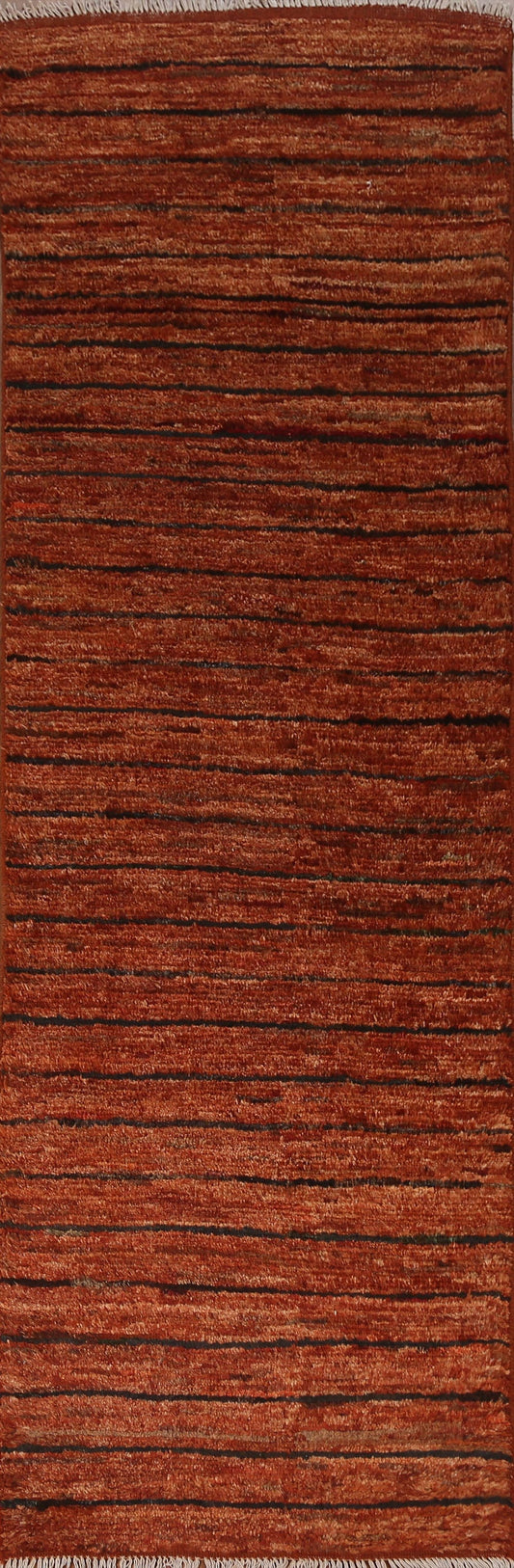 Orange Moroccan Runner Rug 3x10