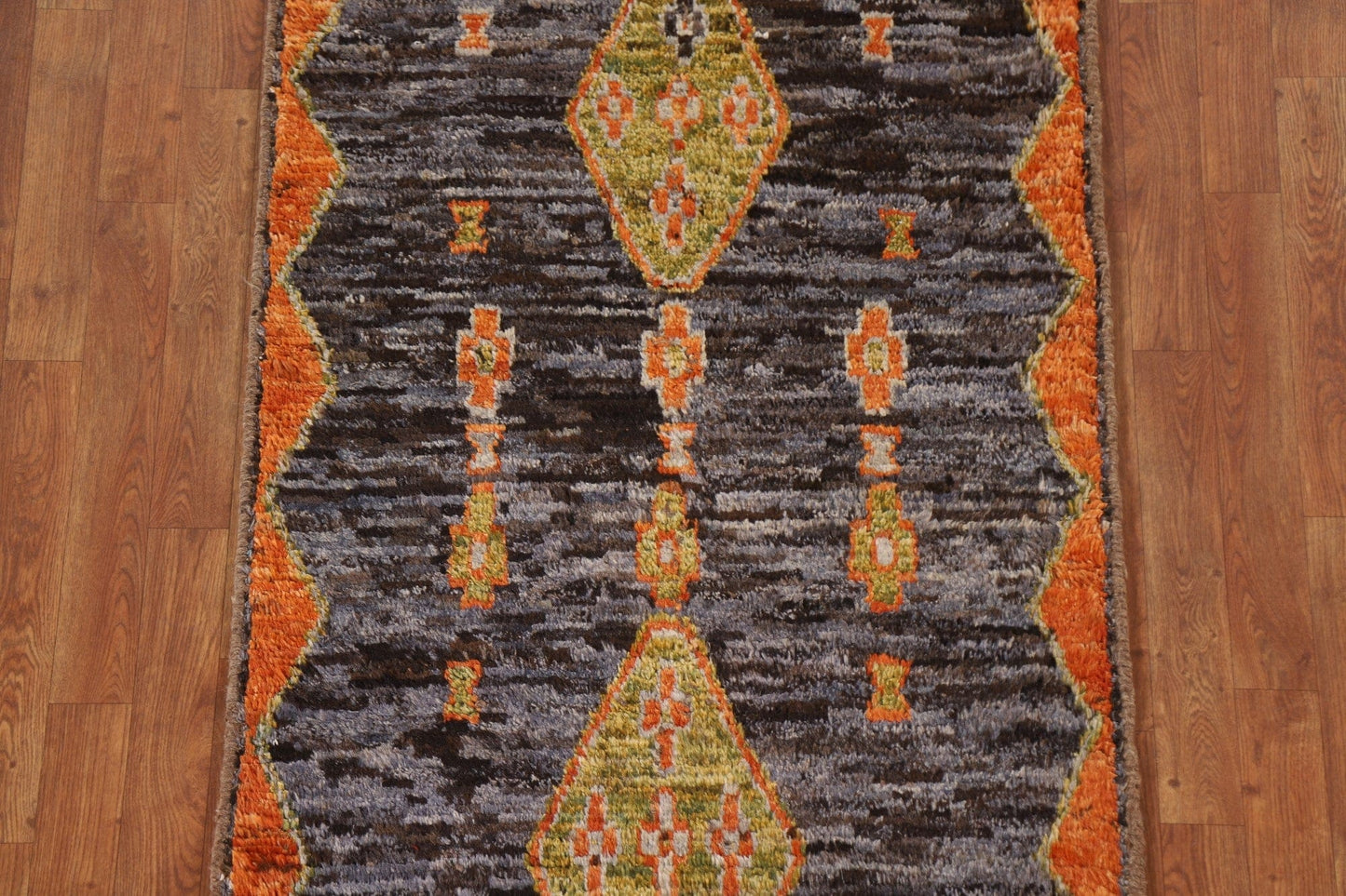 Handmade Moroccan Oriental Runner Rug 3x10