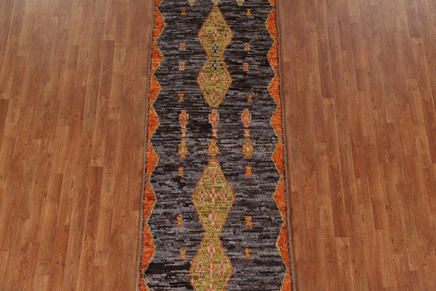 Handmade Moroccan Oriental Runner Rug 3x10