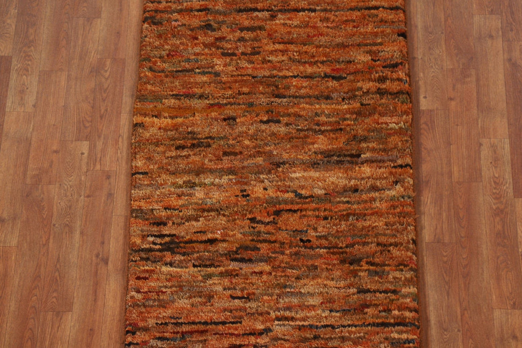 Striped Moroccan Runner Rug 3x13