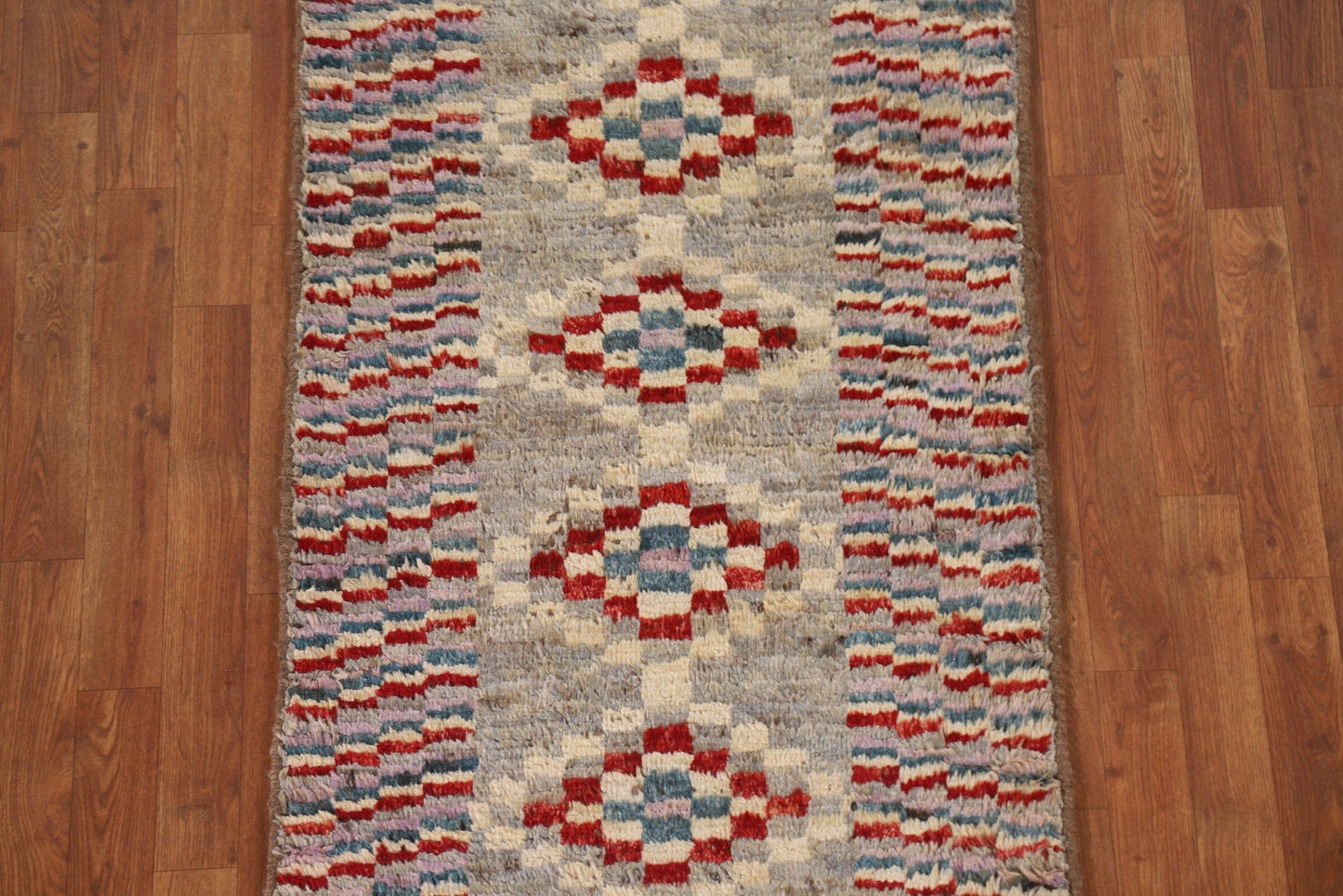 Geometric Moroccan Runner Rug 3x10