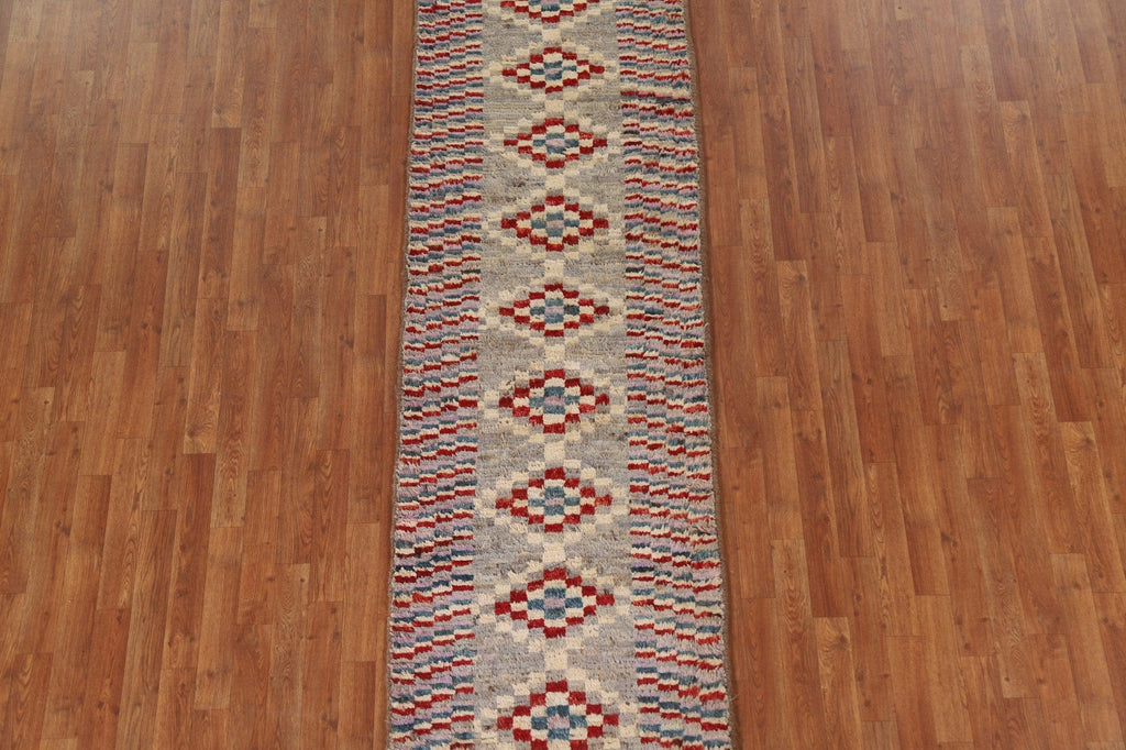 Geometric Moroccan Runner Rug 3x10