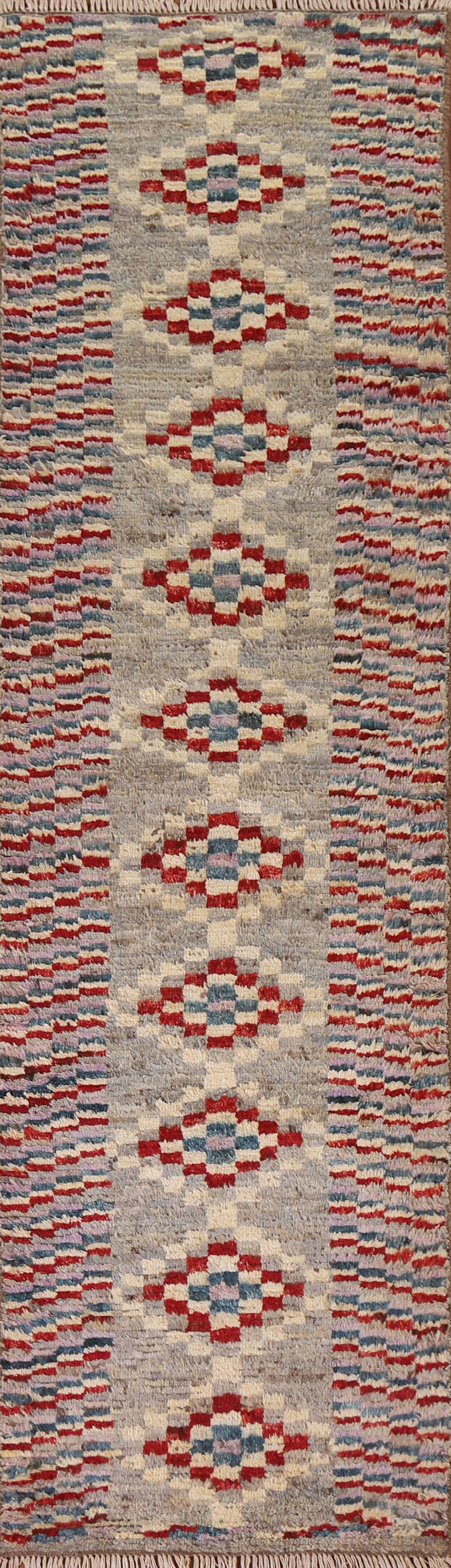 Geometric Moroccan Runner Rug 3x10