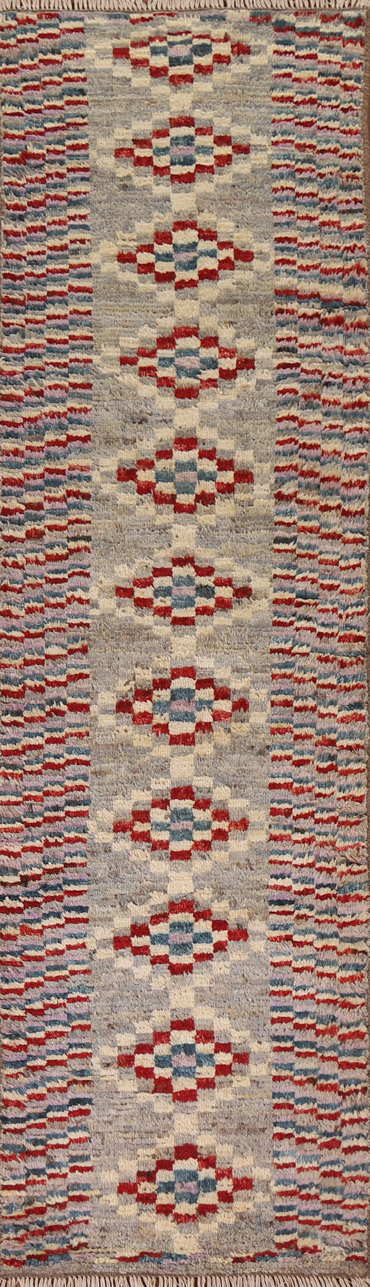 Geometric Moroccan Runner Rug 3x10