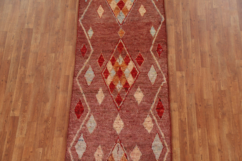 Geometric Moroccan Runner Rug 3x10