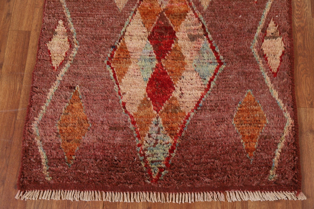 Geometric Moroccan Runner Rug 3x10