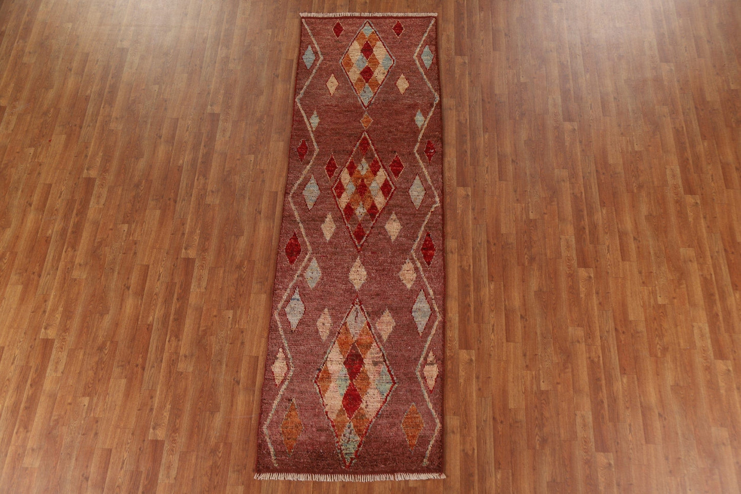 Geometric Moroccan Runner Rug 3x10