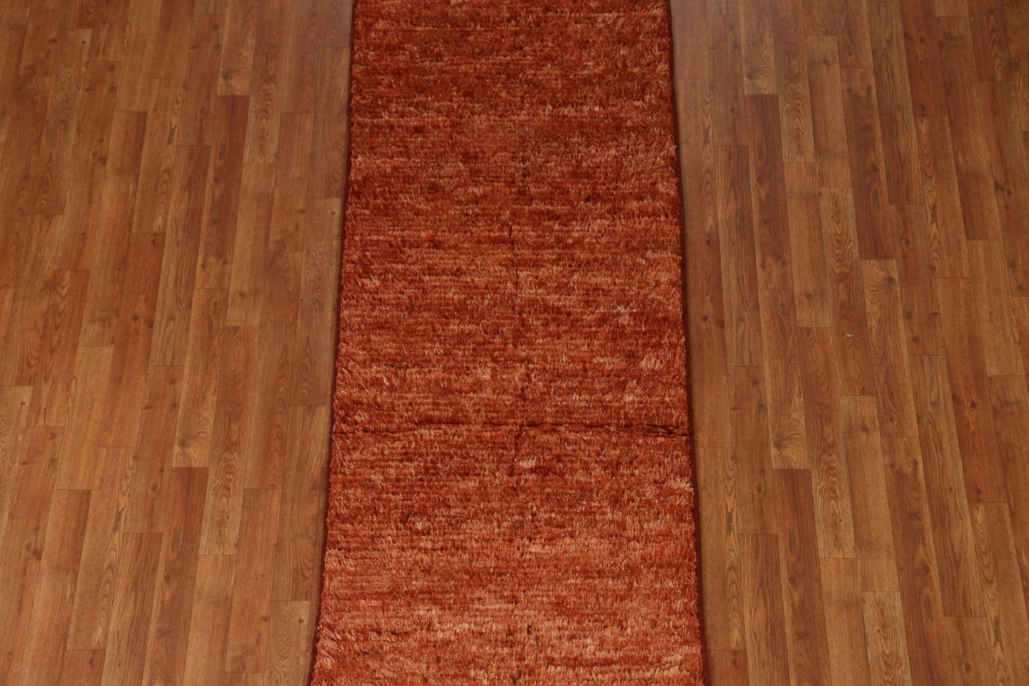 Orange Moroccan Runner Rug 3x8